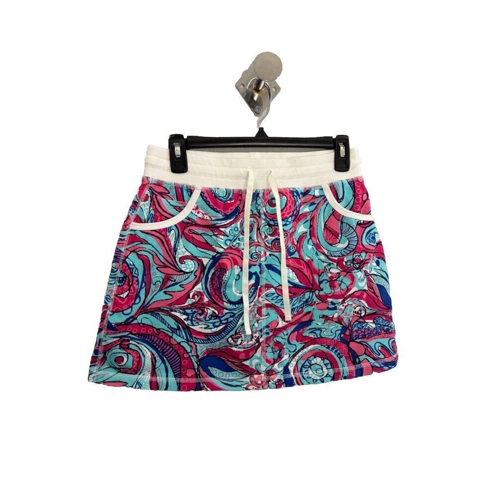 Talbots Active Wear Skort Tennis Wear Preppy Pull On Drawstring Waist Size SP
